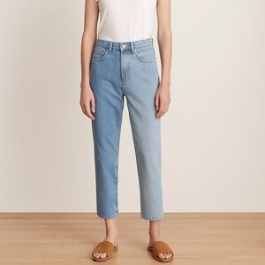 FRAME Le Slouch Crop Jeans Size 25 | 2-tone Wash Relaxed Fit Denim
